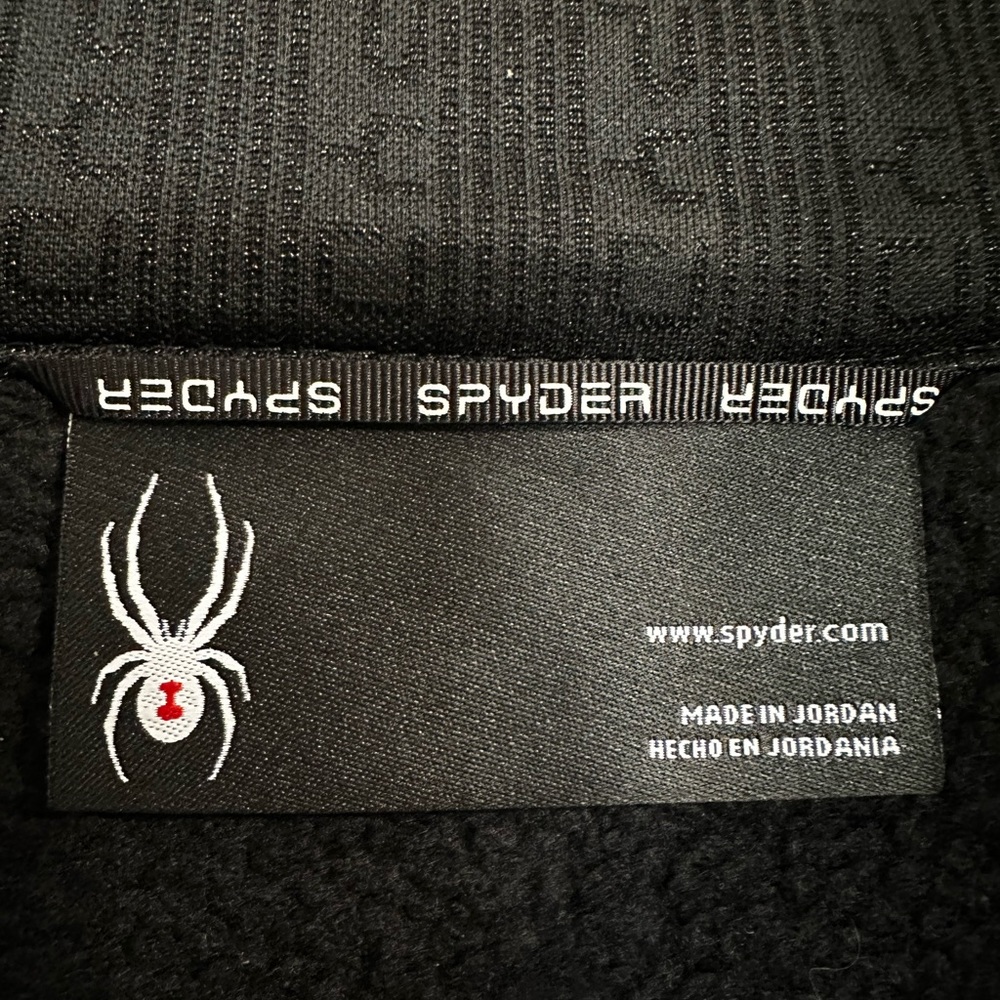 Mens Black Spyder Insulated Jacket (L) - Picture 3 of 3